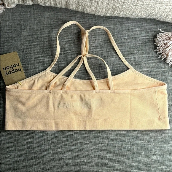 Happy Nation Strappy Bralette NWT Sz medium - Picture 2 of 7